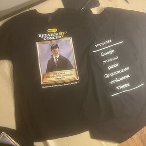 Joe Jonas 2026 T-Shirt NEW Private concert Jonas Brothers January 12 M, L or XL